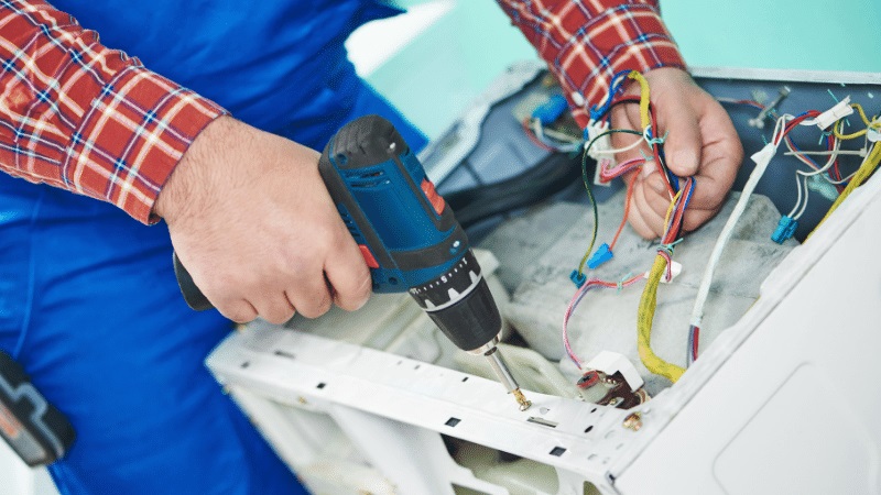 Köprübaşı Maktek Maktek çamaşır makinesi kart tamiri – Su almama arızası orijinal parça ile giderildi. - Teknik servis örneği